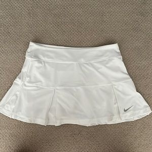 white nike tennis skirt!